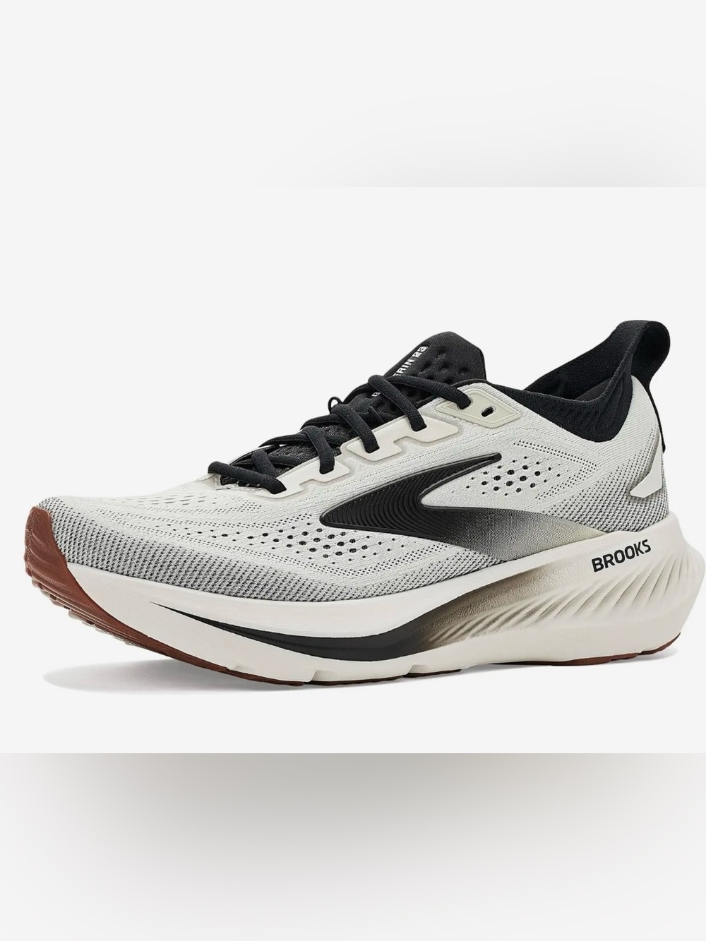 Brooks Glycerin 23 White and Black Men's Running Shoes